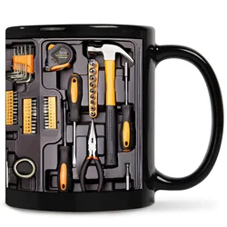 Creative Ceramic Coffee Cup - Stylish Drinkware Gift - 330ml (Coffee cup)