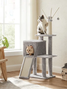 46.5in Multi-Level Cat Tree Tower 1