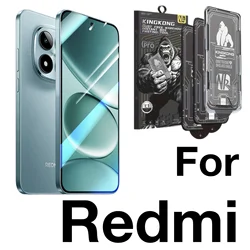 Premium Tempered Glass Screen Protector - 3 Pack, 9H Hardness, No Dust Bubbles - 3Pcs HD (Redmi Note 13 4G)