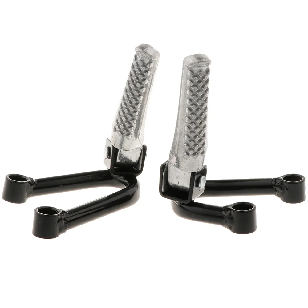 2pcs Motorcycle Footpegs Rear Passenger Foot Pegs Footrests Rear Rests For Cross-Country motorcycle footrests motorcycle foot pedals