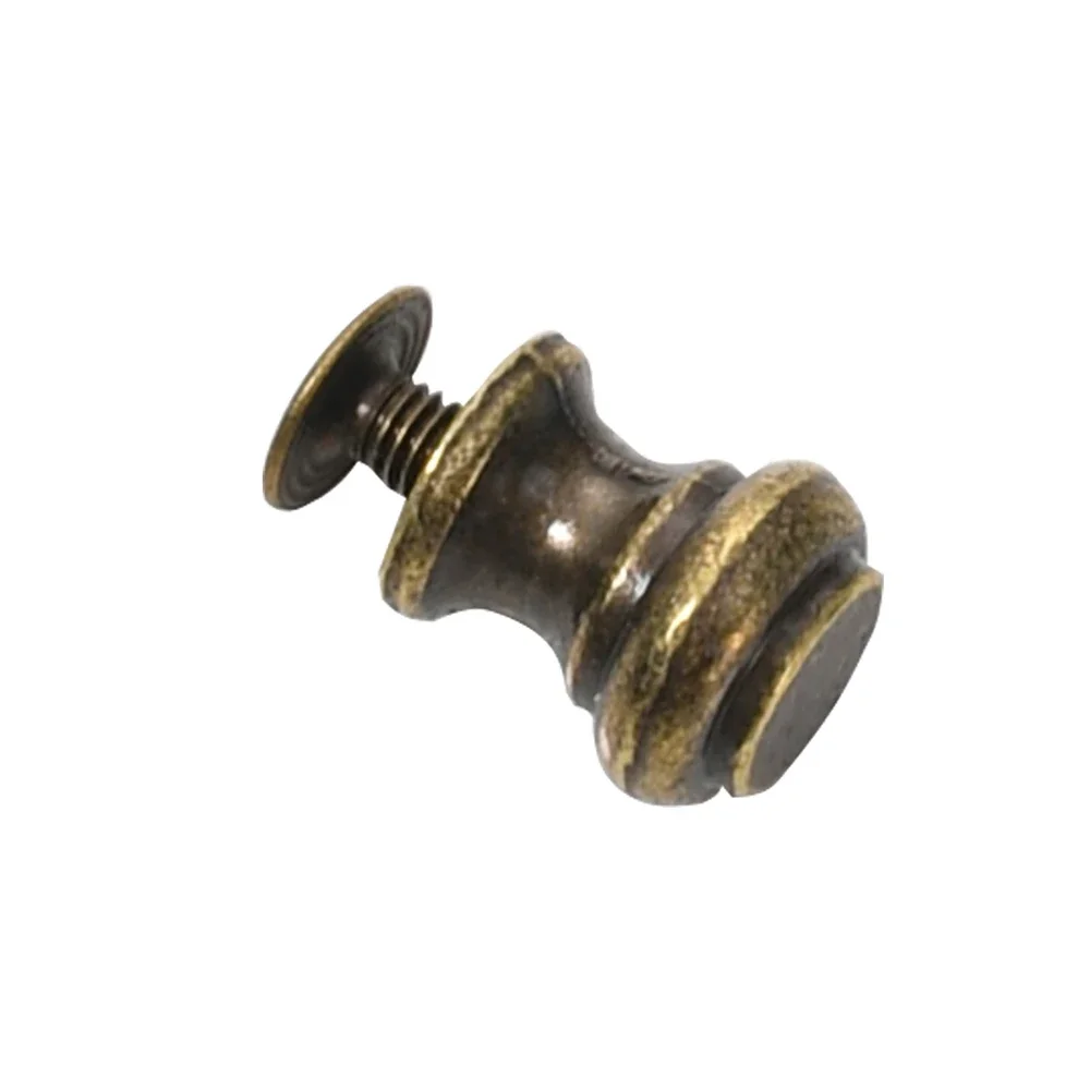Furniture Knobs 10Pcs Mushroom Head Jewelry Wooden Box Knobs Handles Zinc Alloy 10*11mm