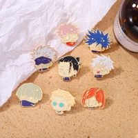 3-6pcs/Set Anime Collection Enamel Pins Custom Cartoon Character Brooch Lapel Badge Cute Jewelry Gift for Fans 4