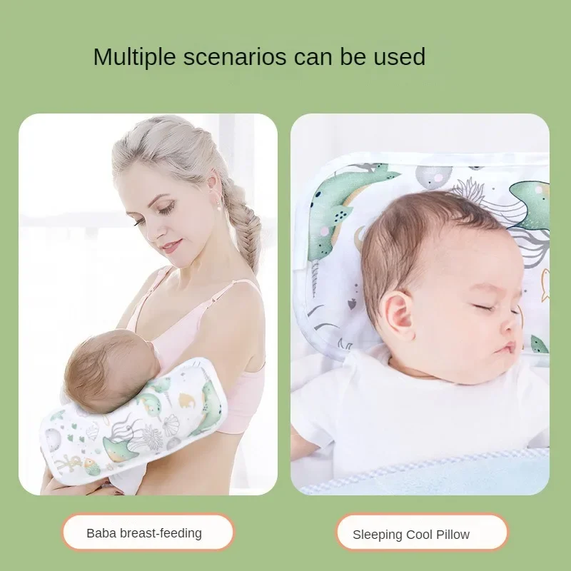 New Nursing Sleeves Holding Baby Arms Cooling Mat Nursing Ice Sleeve Pillow Newborn Baby Summer Arm Sweat Barrier for Babies