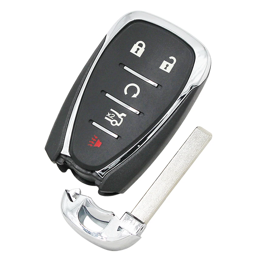 Smart 4 5 Button Remote Key Fob 433MHz with ID46 Chip For Chevrolet Camaro Equinox Cruze Malibu Spark HYQ4EA with Emergency Key car remote key car key