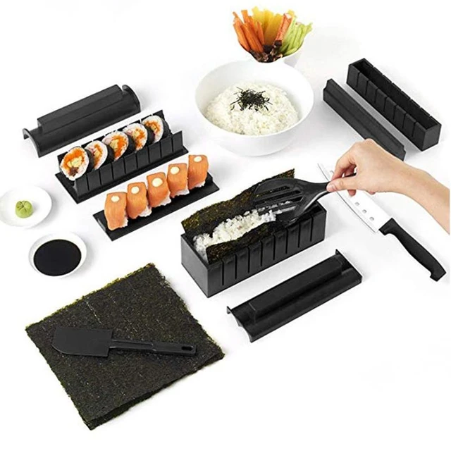 10 Pcs/Set DIY Sushi Making Kit Roll Sushi Maker Rice Roll Mold Kitchen  Sushi Tools Japanese Sushi Cooking Tools Kitchen Tools - AliExpress
