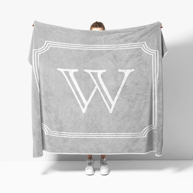 Home decoration Letter wreath plush Sofa blanket anime Bedspread on the bed anime fluffy soft blankets thick blanket for winter