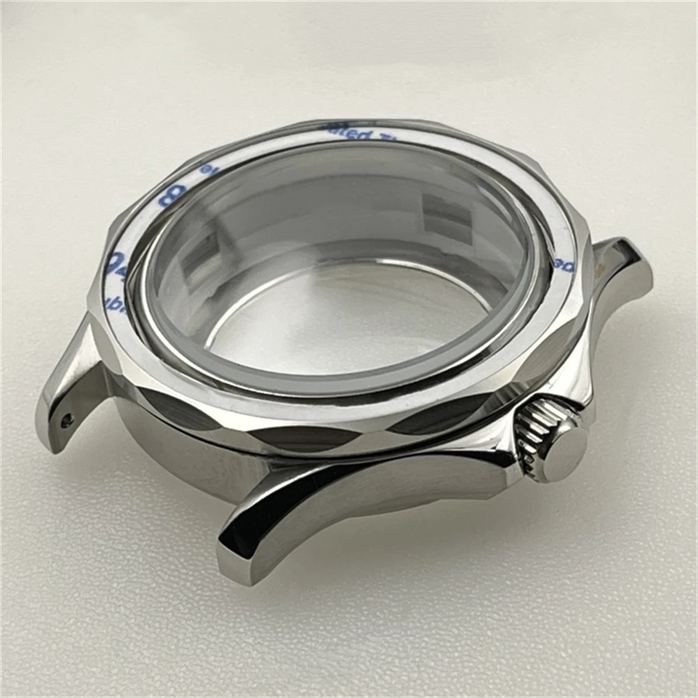NH35AWaterproofConvexArchGlassWatchCase42mmStainlessSteel