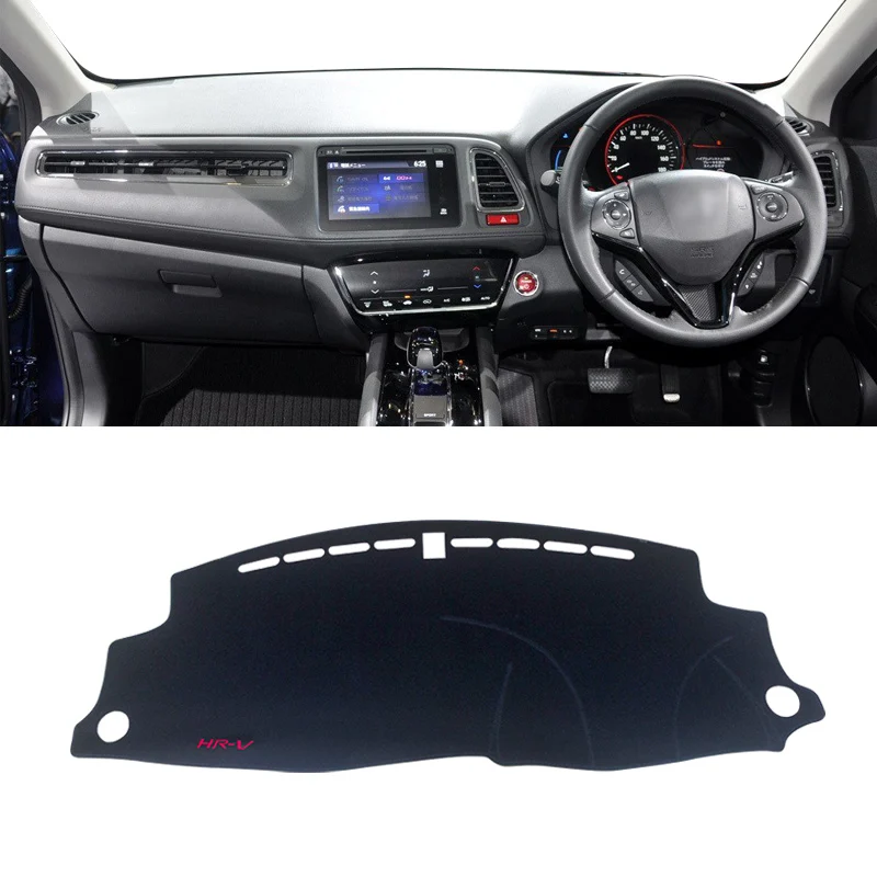 バートリム 5pcs For Honda Vezel HRV 20162020 ABSマットダッシュボードエアアウトレットベント装飾