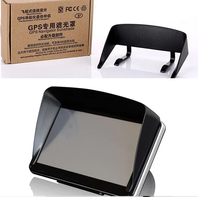 GPS Sun Shade Visor 5 inch Screen Shield for Garmin Nuvi 2450 2460LT 2460LMT 2595LMT 2555LMT 50 50LM 1450T 1450LMT 1490T 1490LMT