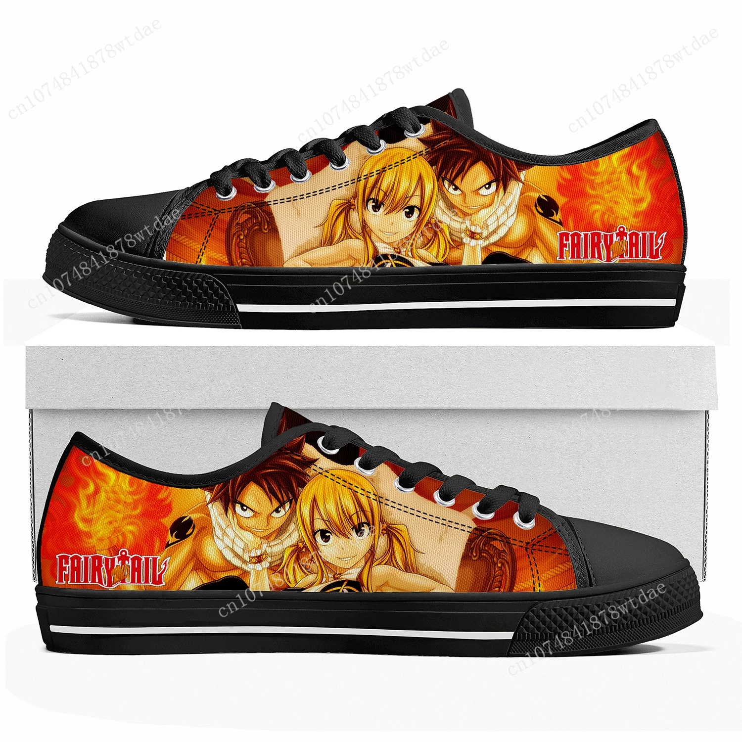 Рисунок 2 - Женские и мужские низкие кроссовки Fairy Tail