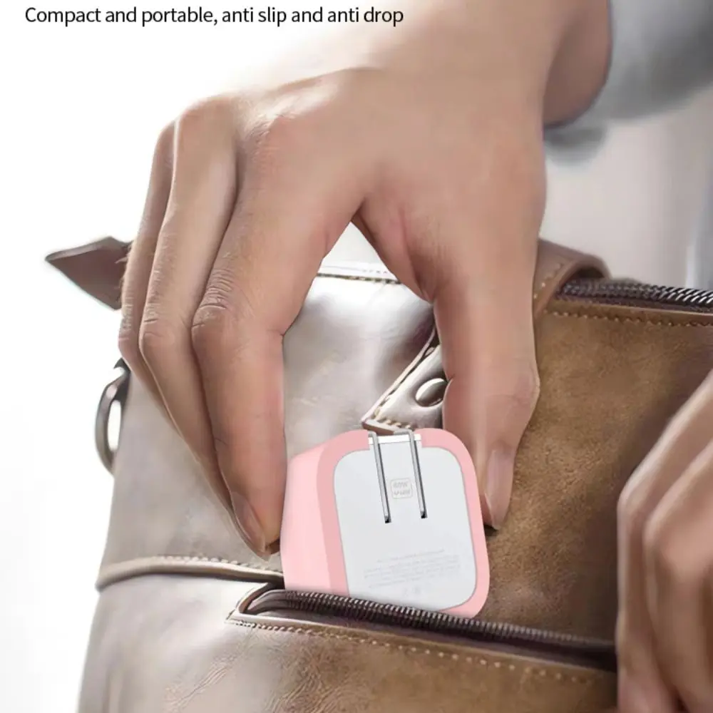 Anti-fall Charger Adapter Case USB-C Silicone Battery Charger Sleeve Wear-resistant Anti-collision for Apple Charger 40W