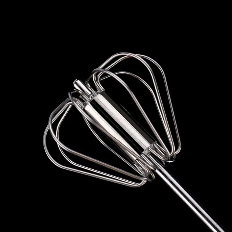 Stainless steel whisk manual stirring stick cream butter whipping semi-automatic tools kitchen baking tools rotary whisk ball whisk wire whisk