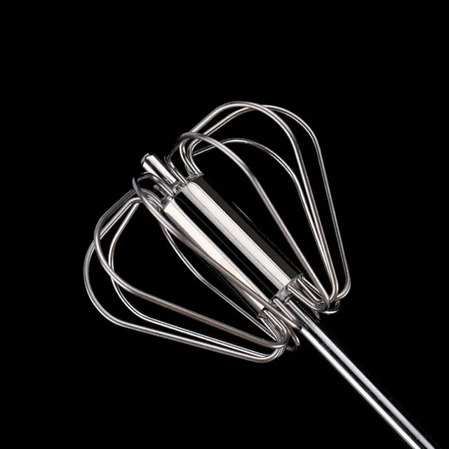Fouet semi-automatique en acier inoxydable, anciers d'arrête manuel, poupée à crème fouettée, outils de cuisson de cuisine 4
