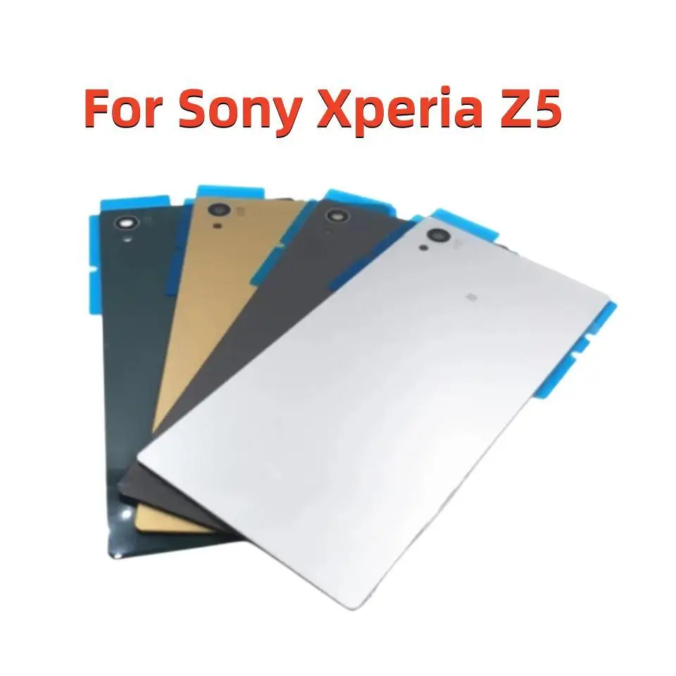 

For SONY Xperia Z5 Back Battery Cover Rear Door Housing Case E6603 E6633 E6653 Replacement For SONY Xperia Z5 Battery Cover