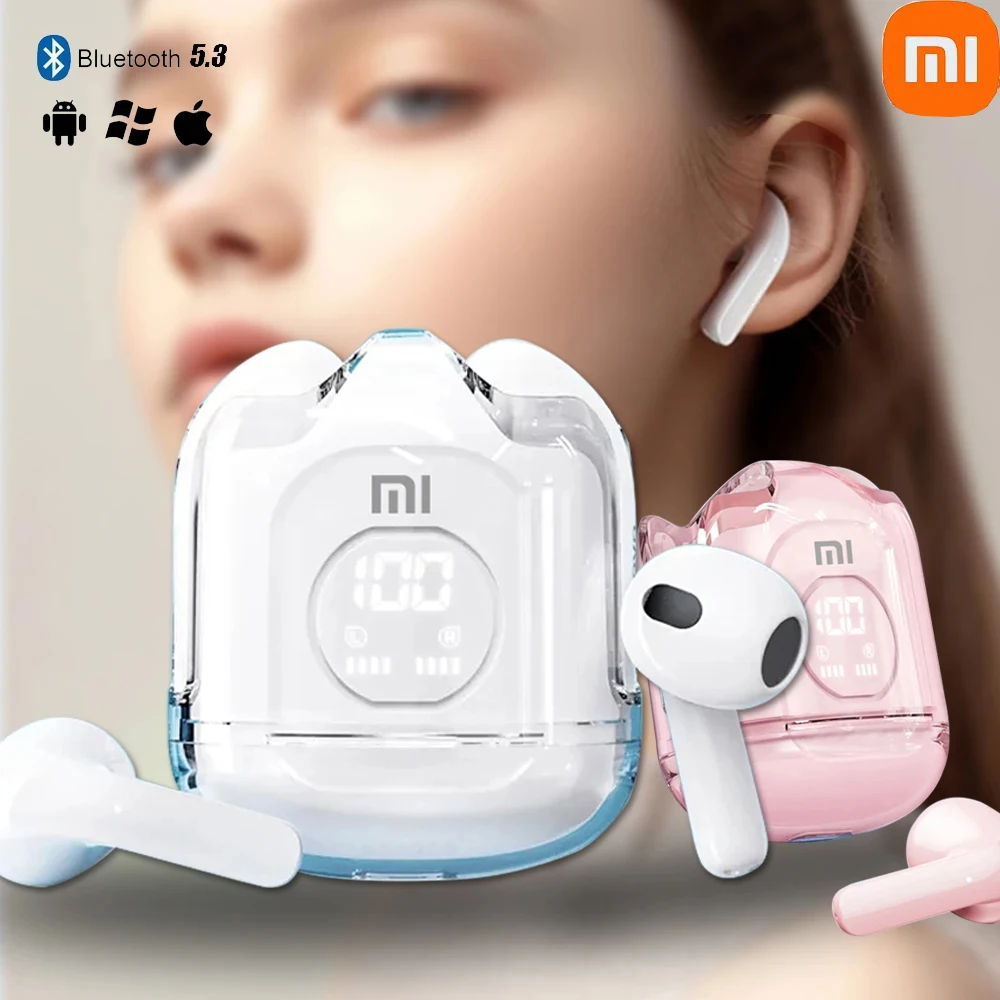 

Xiaomi T2 TWS Wireless Earphones Bluetooth Headphones Dual Stereo Noise Reduction In-Ear Earbuds Bass Touch Control Headsets