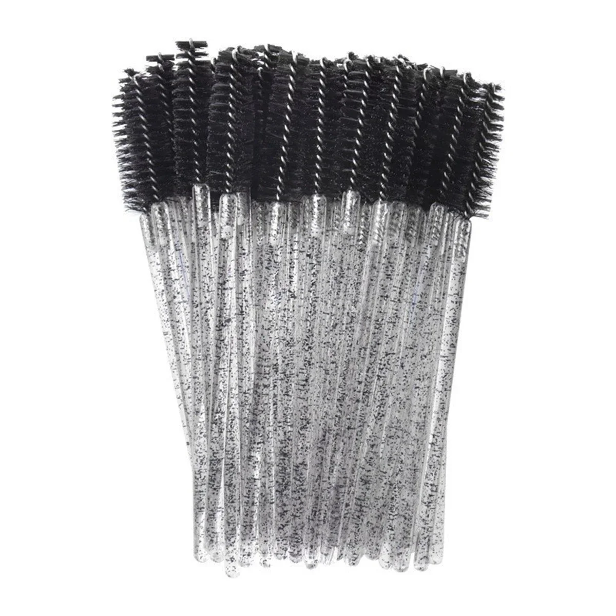 100 Pcs Crystal Eyelash Brush Disposable Mascara Wands Eyelash Extension Microbrush Eyebrow Applicator Makeup Brush 5