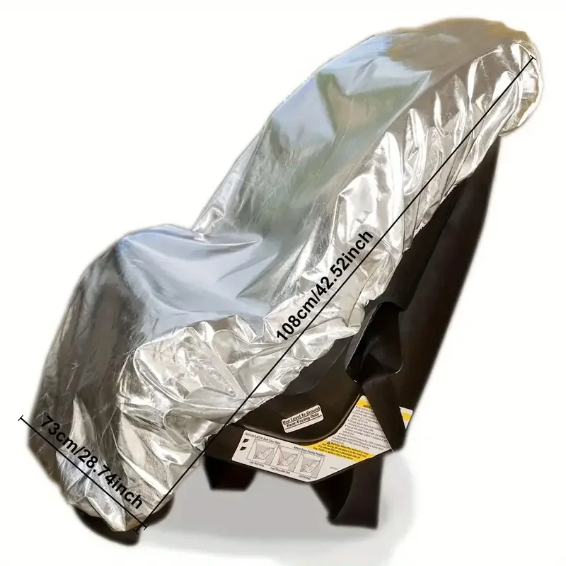 Car Safety Seat Sunshade 1 PC Universal Children's Baby Kid Dust Cover Sunscreen Blocking Ultraviolet Heat Insulation Seat Cover