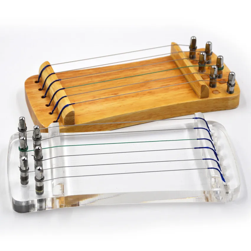 

Portable crystal guzheng finger trainer Solid wood guzheng finger trainer Finger technique trainer Guzheng accessories
