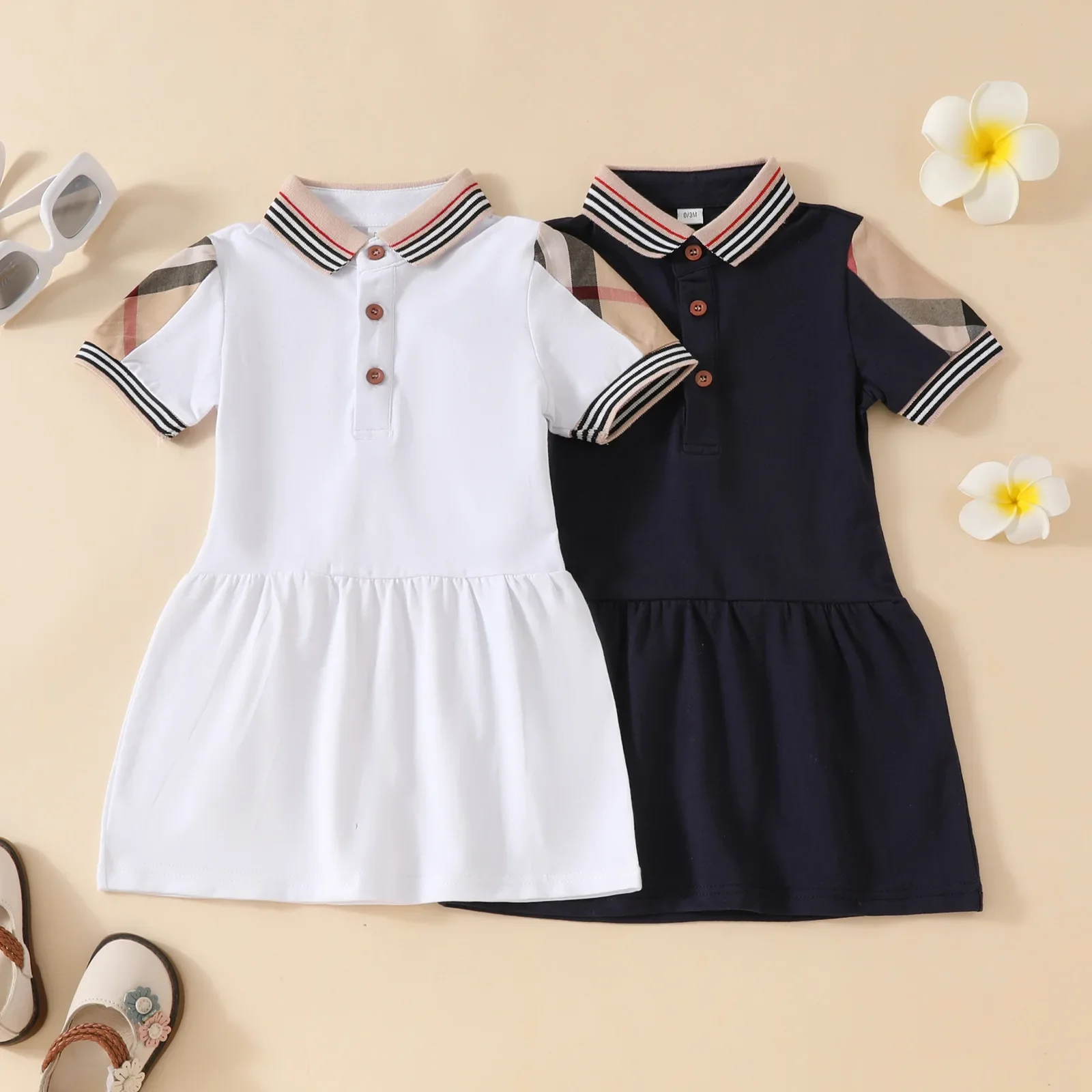 Summer Baby Girl Dress & Jumpsuit – Lightweight, Adorable & Comfy! 1
