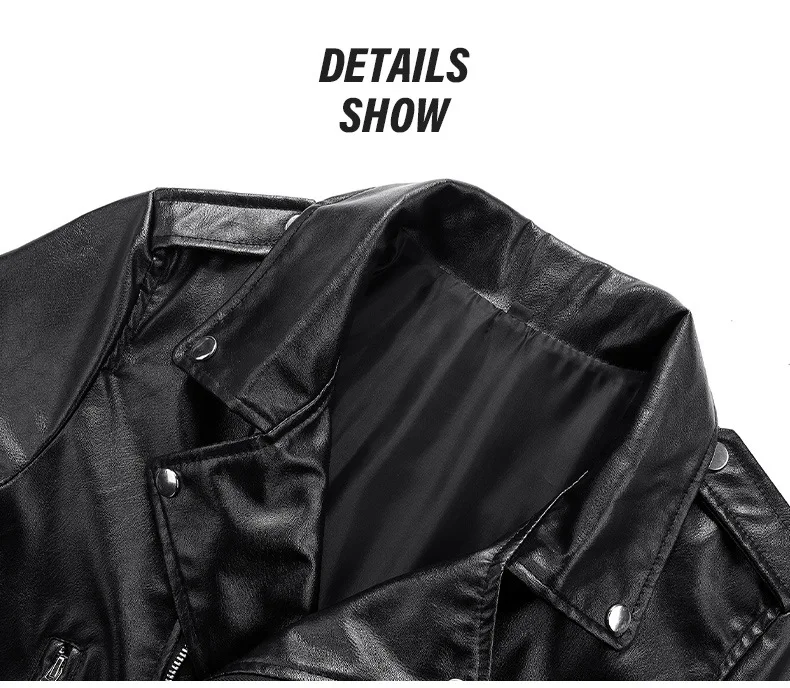 Spring Autumn New Leather Jacket Women Short PU Motorcycle Jacket Turn Down Collar Slim Fit Biker Coat Femme Black Jacket black puffer coat womens