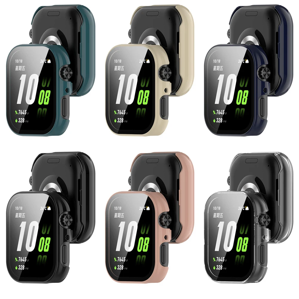 BEHUA Durable Watch Case with Glass Film Coverage