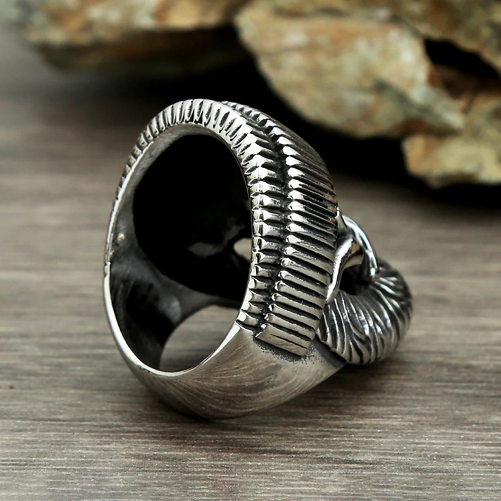 Stainless Steel Skull Rings | Skull Ring Men Accessories