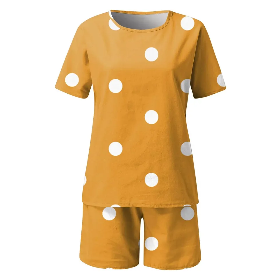 Linen Cotton Two Piece Summer Sportswear Set