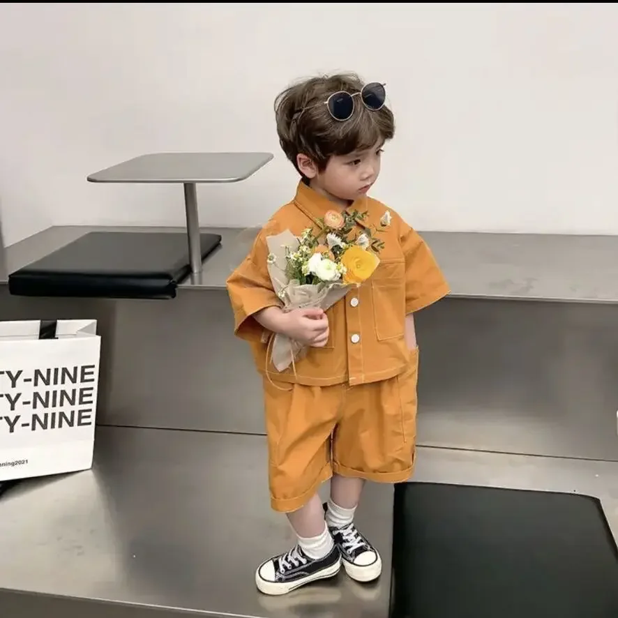 Summer Children's Clothing Baby Boy Clothes Kids Outfits Set - Main Image