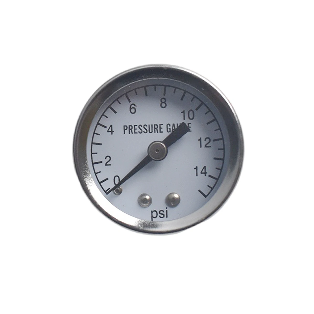 Manomètre de pression de carburant basse pression, raccord mâle NPT, montage direct, 1.5 po, 0-15PSI, 1/8 po