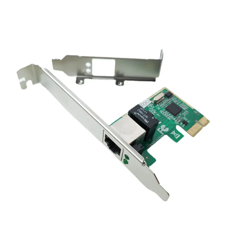 Low Full Bracket Gigabit Ethernet Lan Pci Express Pci-E 1000Mbps Computer Desktop Itx Atx Matx Host Case Scheda Di Rete Rj45