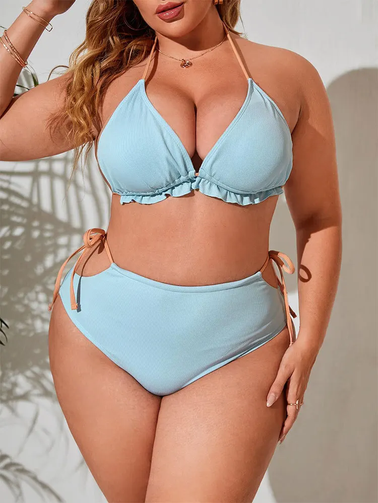  Bikini Sets for Women Large Bust, Plus Size Halter