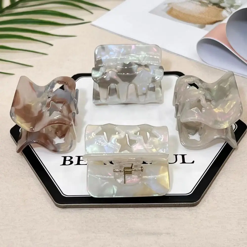 

Acid For Women Headdress Shark Clip Ponytail Holder Hair Accessories Korean Style Crab Clip Women Hair Clips Star Hair Claw