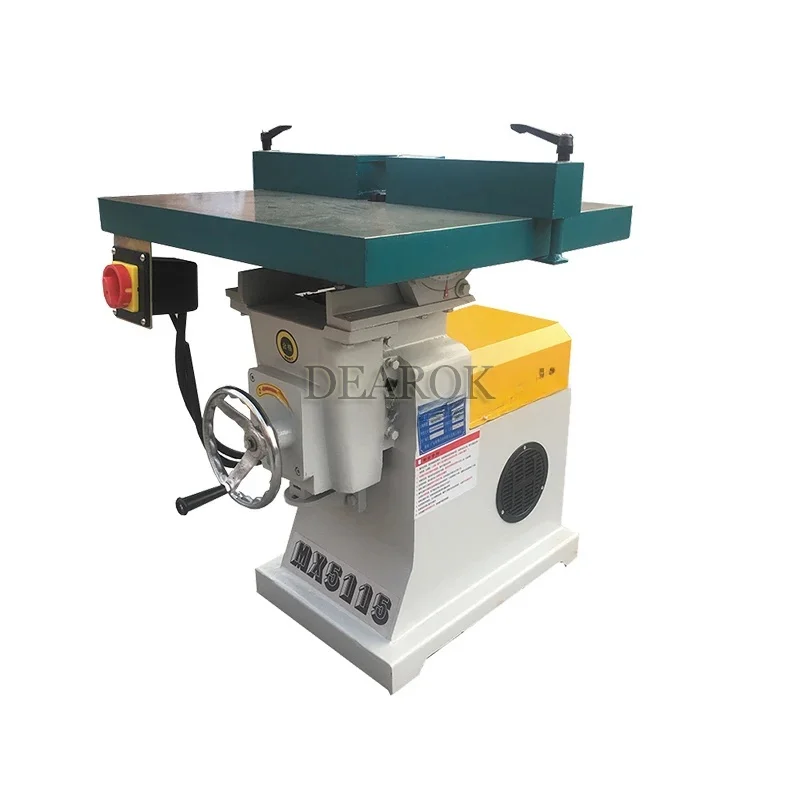 220/380V Vertical High Speed Wood Router Spindle Shaper Machine MX5115 Desktop Milling Trimming Machine Woodworking Equipment
