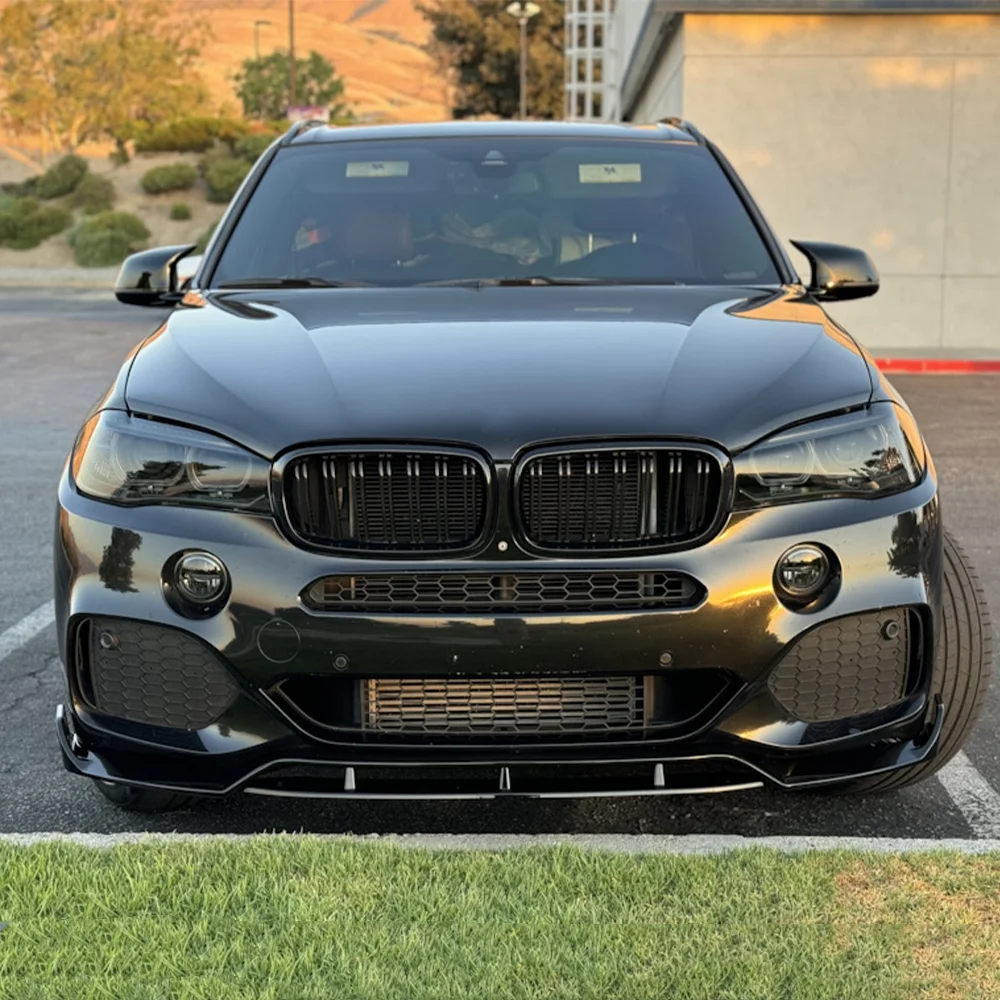 BMW X5 F15 M 스포츠 2013 2014 2015 2016 2017 2018 차량용 프론트 범퍼 스플리터 립 스포일러 디퓨저 바디 키트 액세서리 튜닝