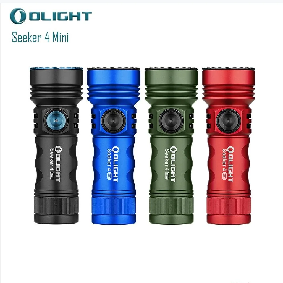 Olight Seeker 4 Mini Torcia 1200 Lumen Lampada Magnetica Ricaricabile Led Edc Torcia Con Luce Uv Batteria Integrata