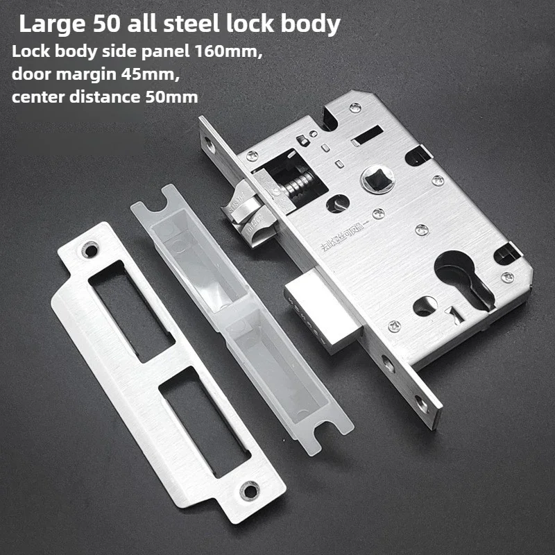 Stainless Steel Lock Body Small 50 Multifunctional Anti Lift Lock Body Large 50 Household Universal Type