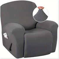Super Stretch Recliner Sofa Cover Shape Fit Non-Slip Reclining Sofa Cover Fits Standard Queen Size Recliner 1
