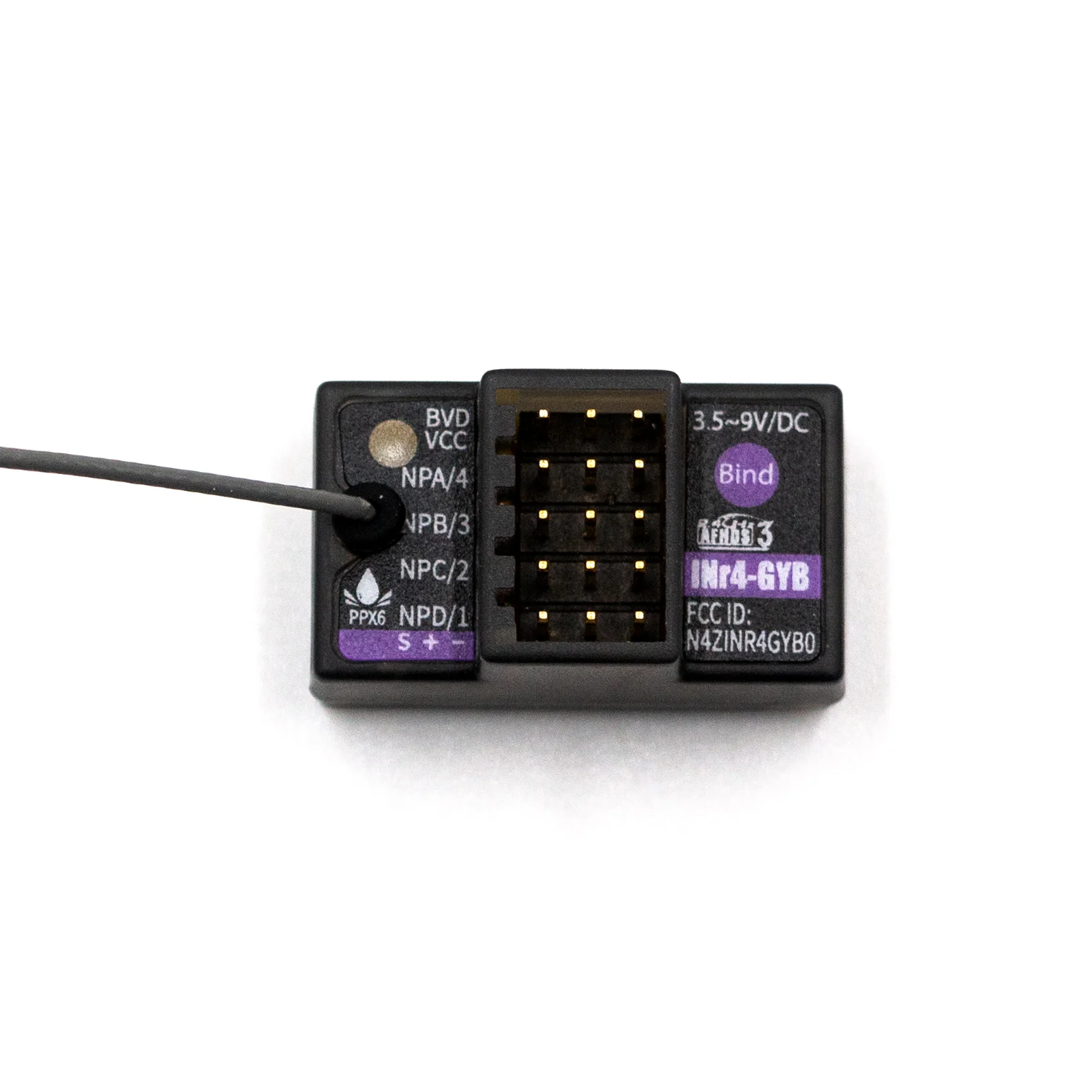 Flysky Noble NB4 リモコン Ninr4チャンネルのリモコンと互換性のあるレシーバー,4