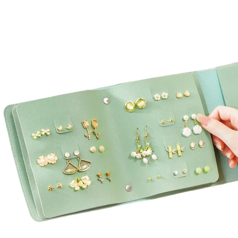 High-quality Creative Large-capacity Jewelry and Earrings Storage Book, Travel Jewelry Storage Book