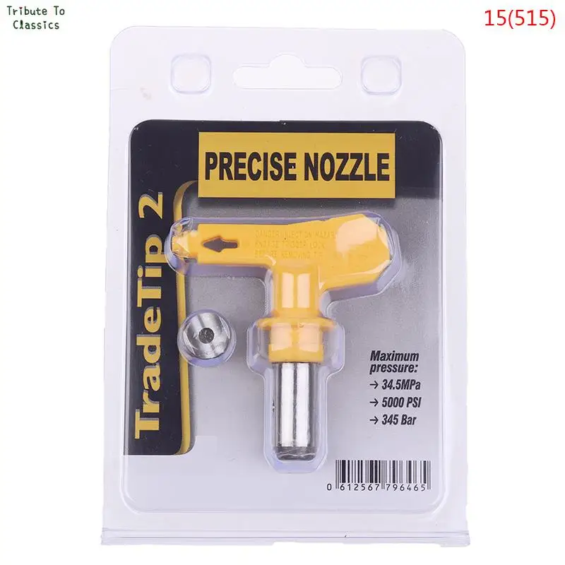 Yellow Series 5 Airbrush Nozzle For Painting Airless Paint Spray G Un Tip Powder Coating Portable Paint Sprayer Auto Repair Tool welding hard hat