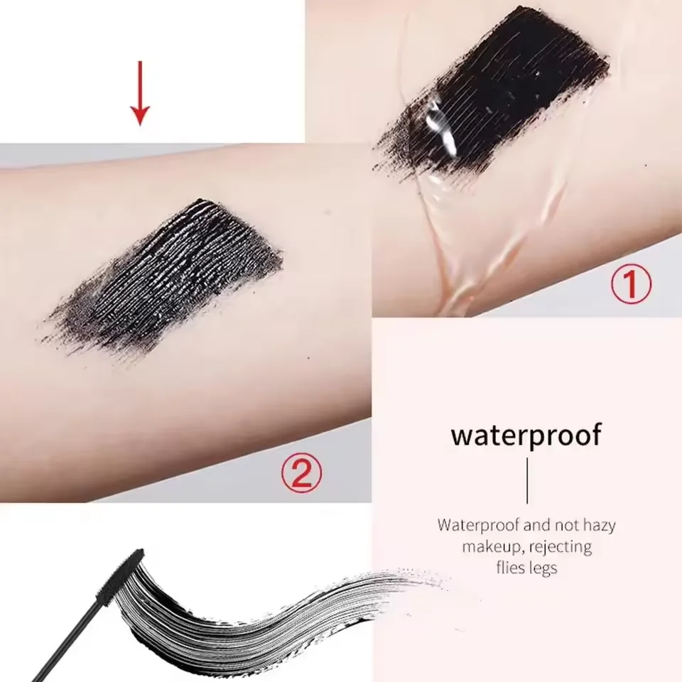 Waterproof Mascara Eyelashes Lengthening Long Lasting Silky Lash Black Eyelashes Extension Make Up Beauty Eye Korean Cosmetic_voghion.com