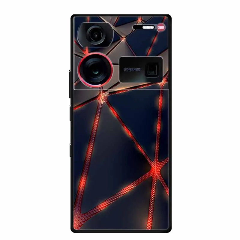 Sleek Black Silicone Soft Back Cover for Smartphones - 6.8 Coque