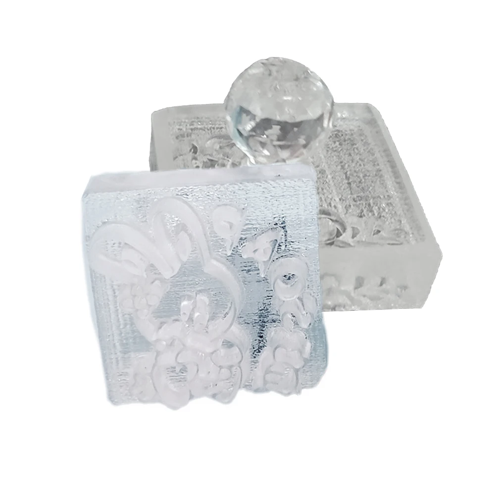 Ostern Kaninchen Ei Muster Siegel Acryl Einfache DIY Schokolade Gravur Dekorative Transparente Harz Handgemachte Seife Stempel – Detail 12