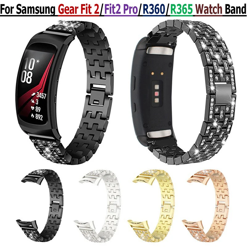 Ремешок из нержавеющей стали для Samsung Gear Fit 2 Fit2 Pro R360 R365 |