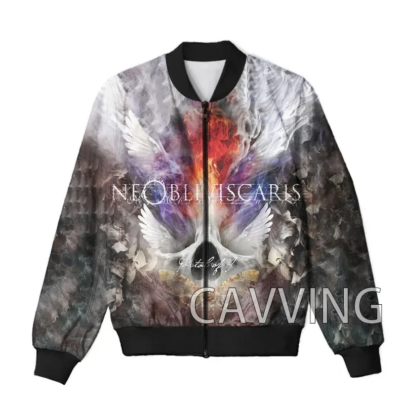 

CAVVING 3D Printed NE OBLIVISCARIS Rock Zipper Bomber Jackets Men Overcoat Mens Coat Zip Up Jackets for Women/Men