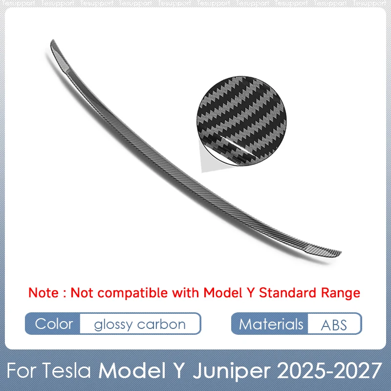Spoiler for Tesla Model Y Juniper Accessories Spoilers Wings for Tesla Model 3 Highland Accessories 3/Y 2017-2027 ABS Material