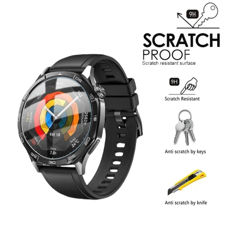 Ultra Slim Clear Tempered Glass Screen Protector for Huawei Watch GT Series