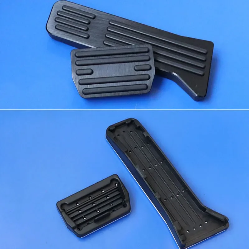 Car Accelerator Brake Rest Pedals Aluminium Alloy Fuel Non-Slip Decoration Cover Pedal Auto Accessories For Volvo EX30