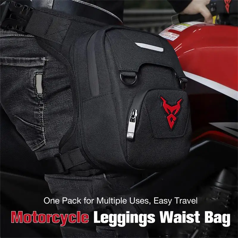 

Motorbike Waterproof Waist Leg Bag Motorcycle Oxford Cloth Drop Leg Bag Universal Breathable Drop Thigh Waist Leg Bag For Bikes