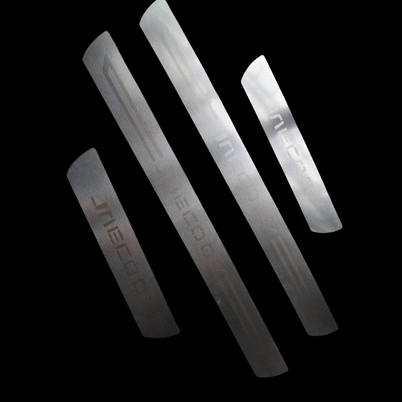 

NEW NEW Auto Styling Car Sticker Steel Accessories For CHERY JAECOO 7 J7 2023 2024 Door Sill Strip Pedal Cover Guard Scuff Plate